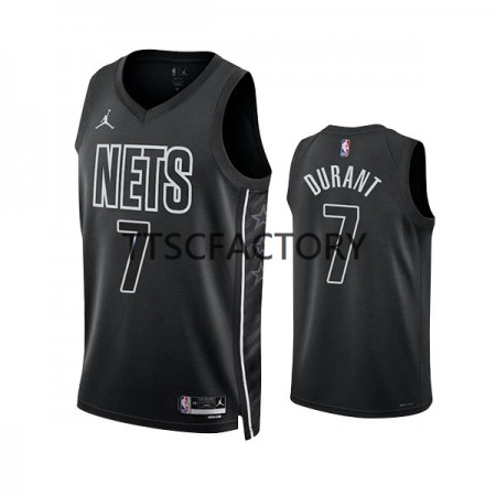 Camiseta Hombre NBA Brooklyn Nets Kevin Durant 7 Jordan 2022-23 Statement Edition Negro Swingman
